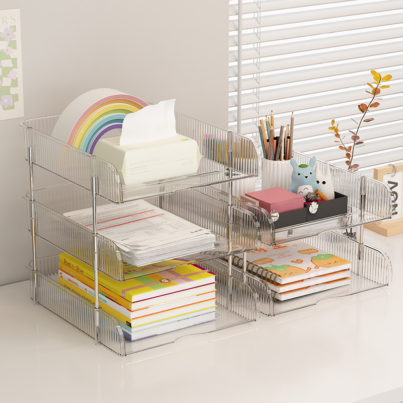 Desktop Filing Tray - Organizador de Archivos Apilable de 2/3/4