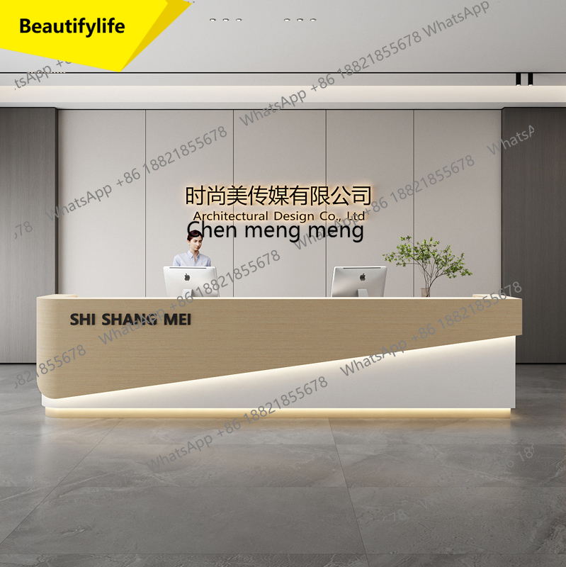 Reception Desk Counter - X188 vestíbulo de hotel simple y