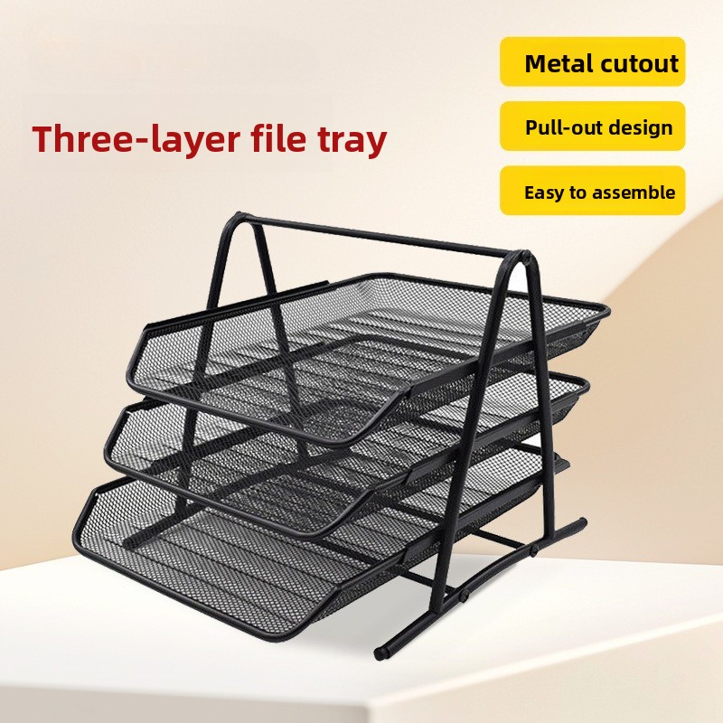 Desktop Filing Tray - Organizador de Archivos Metálico de 3