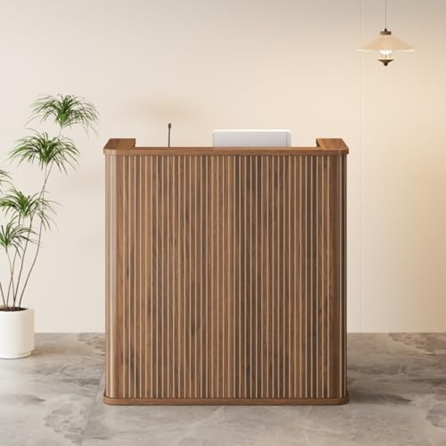 Reception Desk Counter - Mostrador de Recepción de 42.1 Pulgadas,