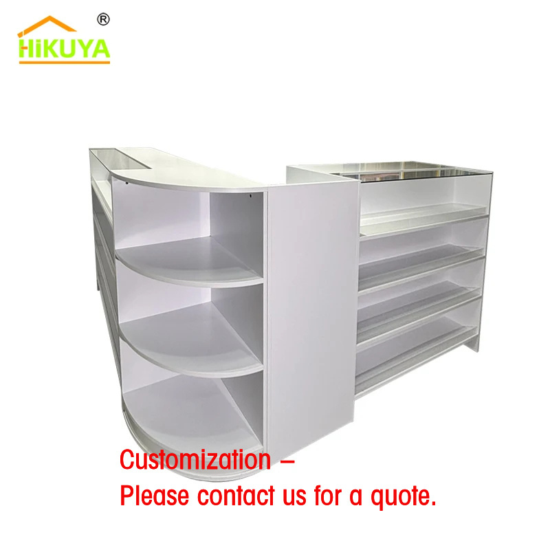 Reception Desk Counter - Mostrador de recepción y caja combinado