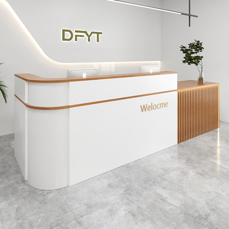Office Furniture In Usa - Mostrador de Recepción Industrial de Lujo