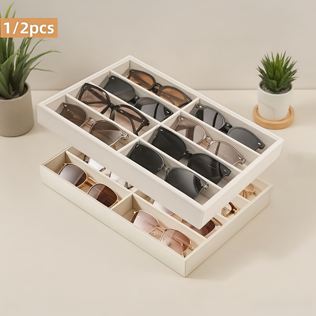 Drawer Organizer Tray - Bandeja Organizadora Versátil de Terciopelo Gris
