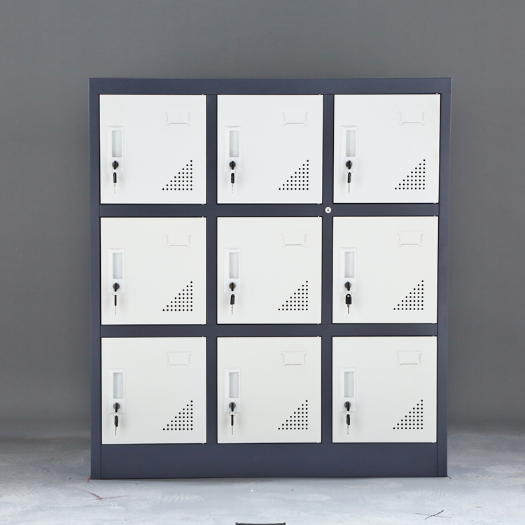 Locker Storage Metal - Armario Metálico de 9 Puertas para
