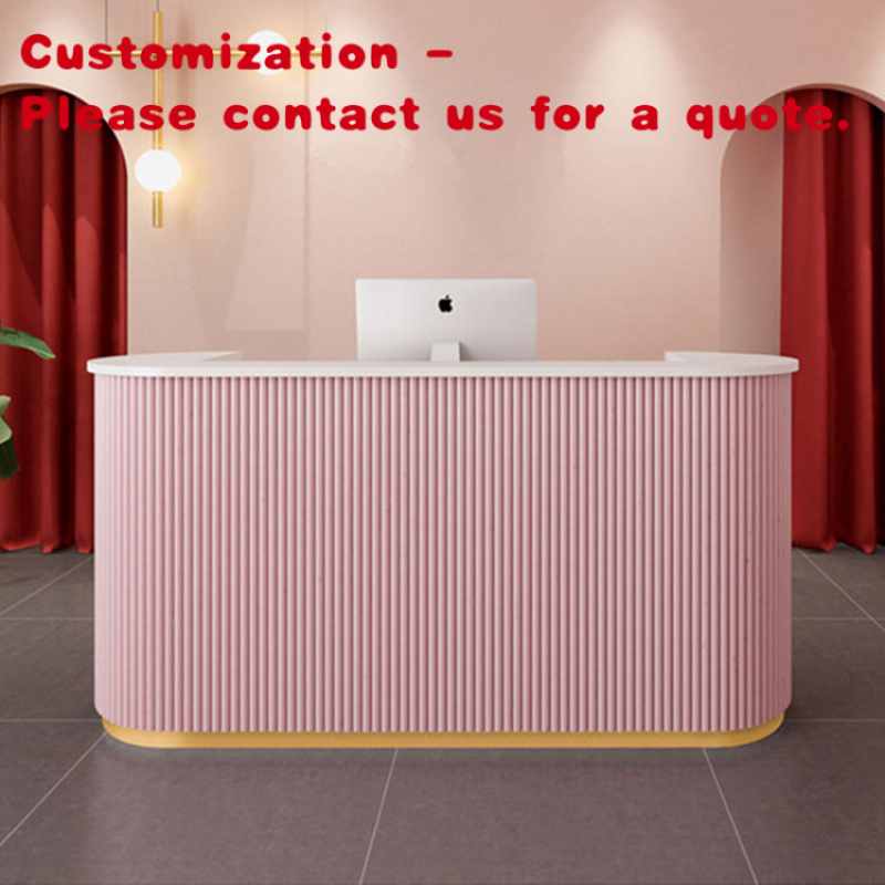 Office Furniture Luxury - Personalizado. Mostrador de recepción de MDF