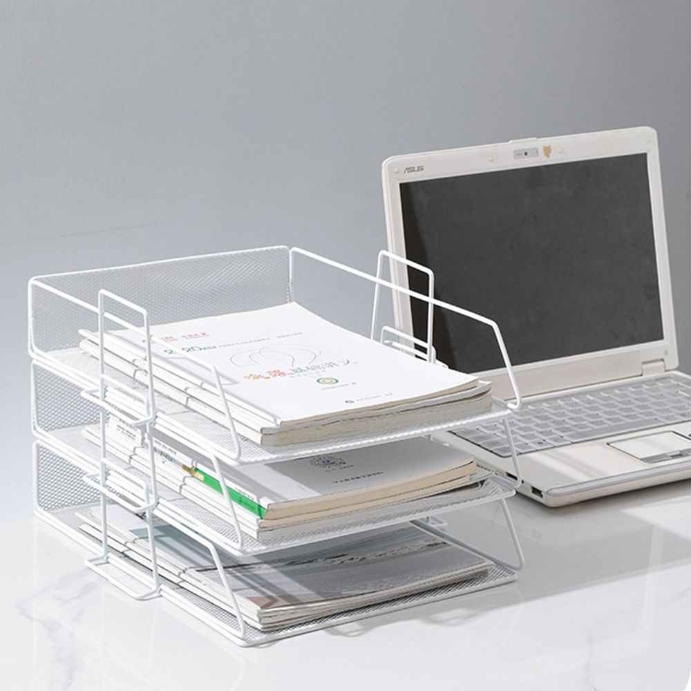 Desktop Filing Tray - Organizador de Escritorio Apilable, Estante para