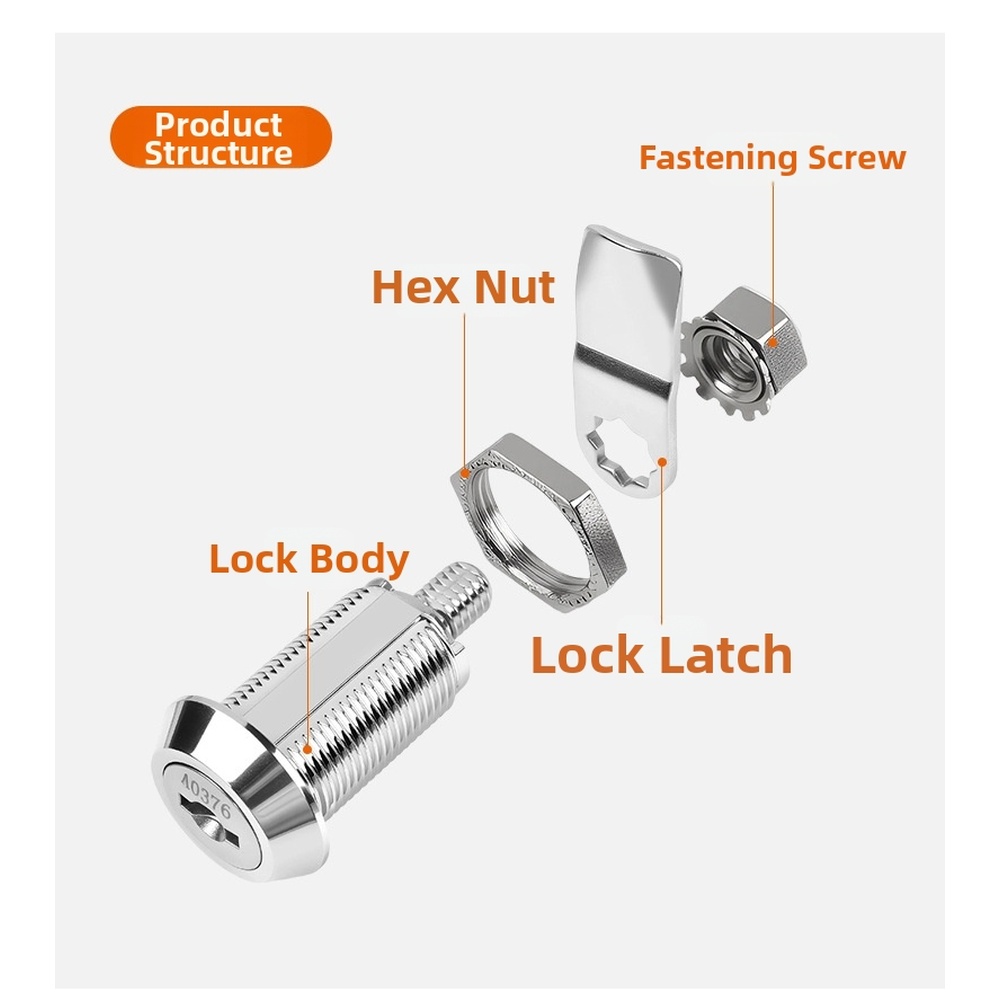 Locker Storage Metal - Cerradura para Puerta de Gabinete Hecha