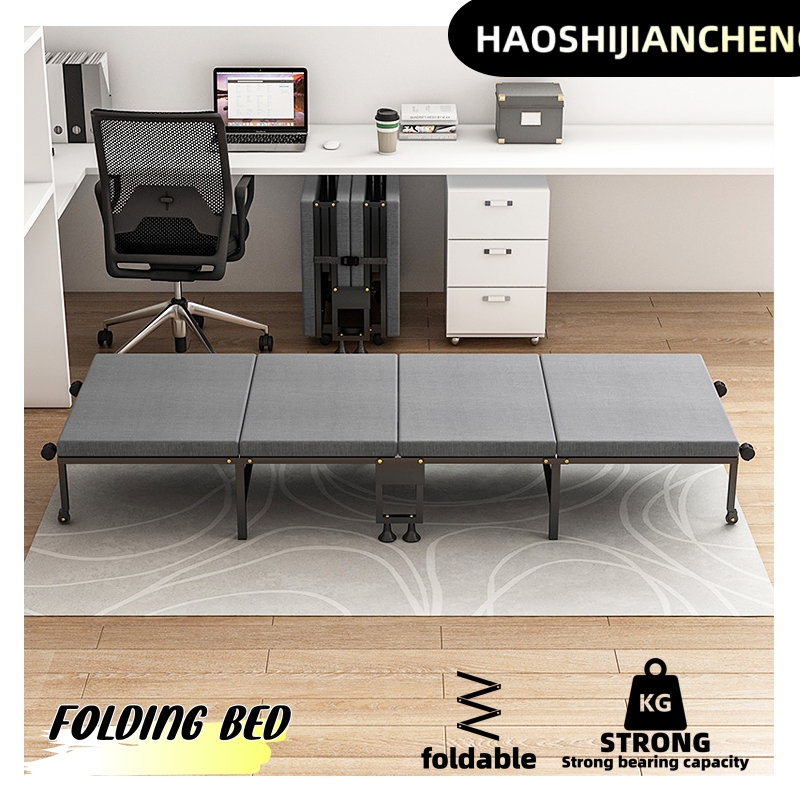 Office Furniture At Home - Cama plegable de cuatro pliegues portátil
