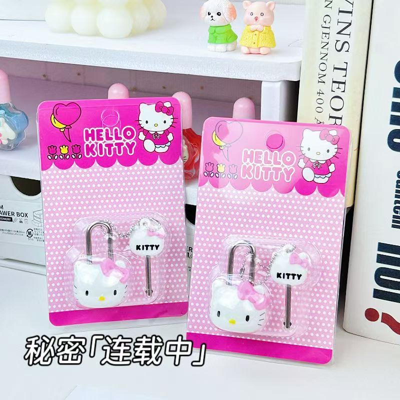 Locker Storage Metal - Candado de dibujos animados Sanrio HelloKitty,