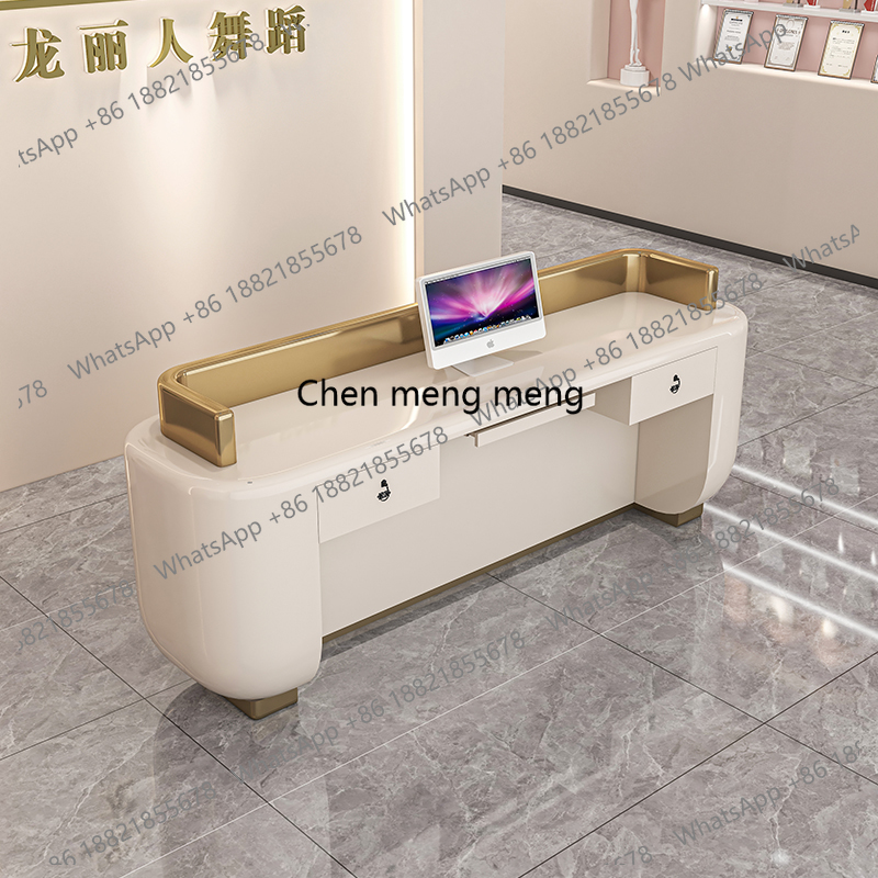 Mostrador de Recepción Pintado - Reception Desk Counter reseña y precio