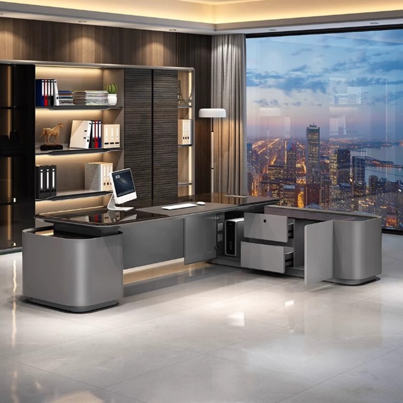 Mesa ejecutiva lacada de lujo  - Office Furniture Luxury reseña y precio
