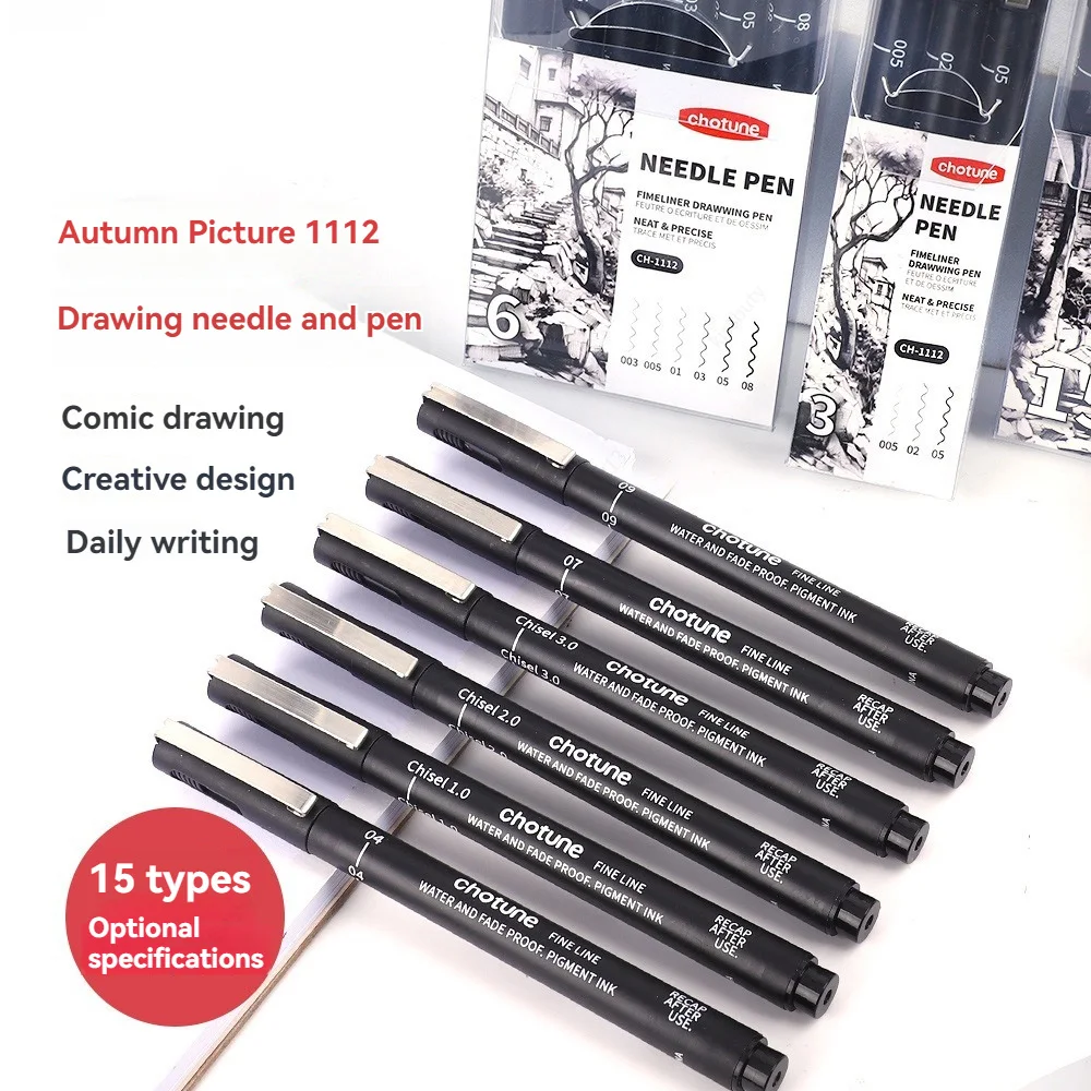 Microbolígrafos negros, 15 tam - Copic Marker Sketch reseña y precio