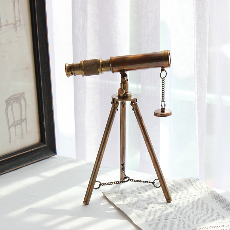 Telescopio Retro de latón tall - Office Furniture At Home reseña y precio