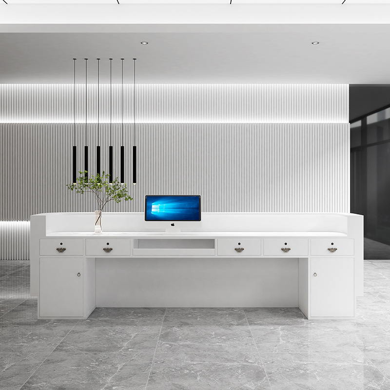 Mostrador de caja de salón de  - Reception Desk Counter reseña y precio