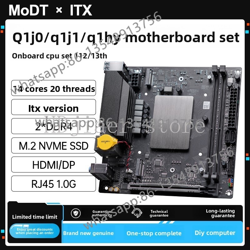 Placa-mãe Q1HY/Q1J0 com kit CP - Office Furniture Com reseña y precio
