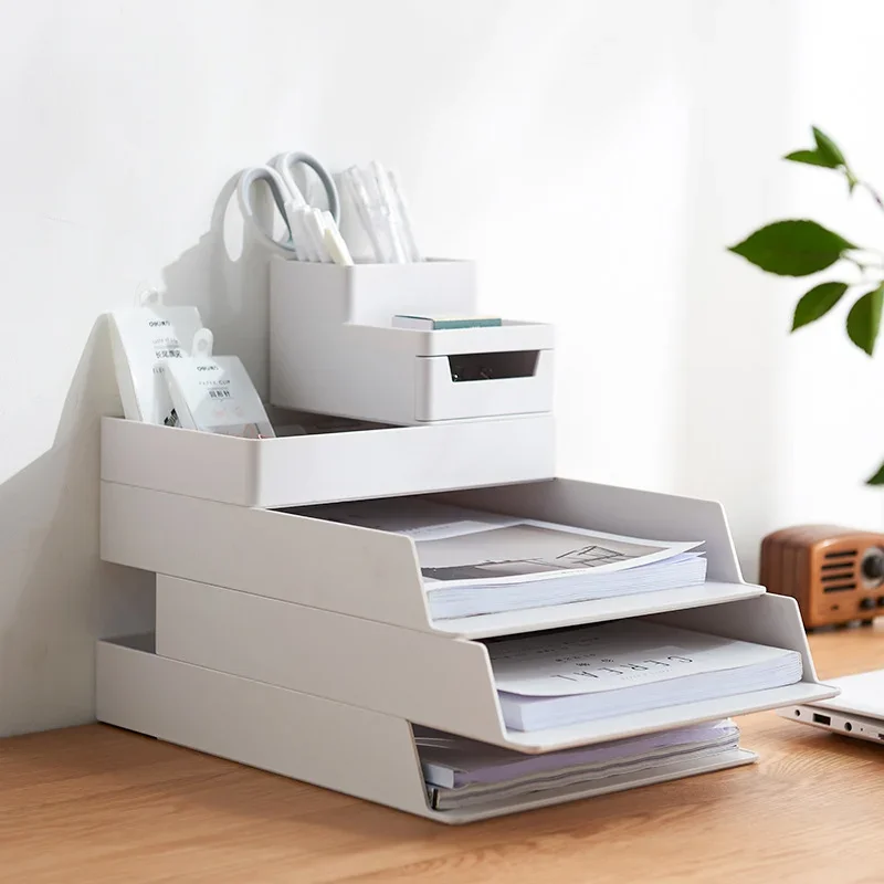 Caja de Almacenamiento Apilabl - Desktop Filing Tray reseña y precio