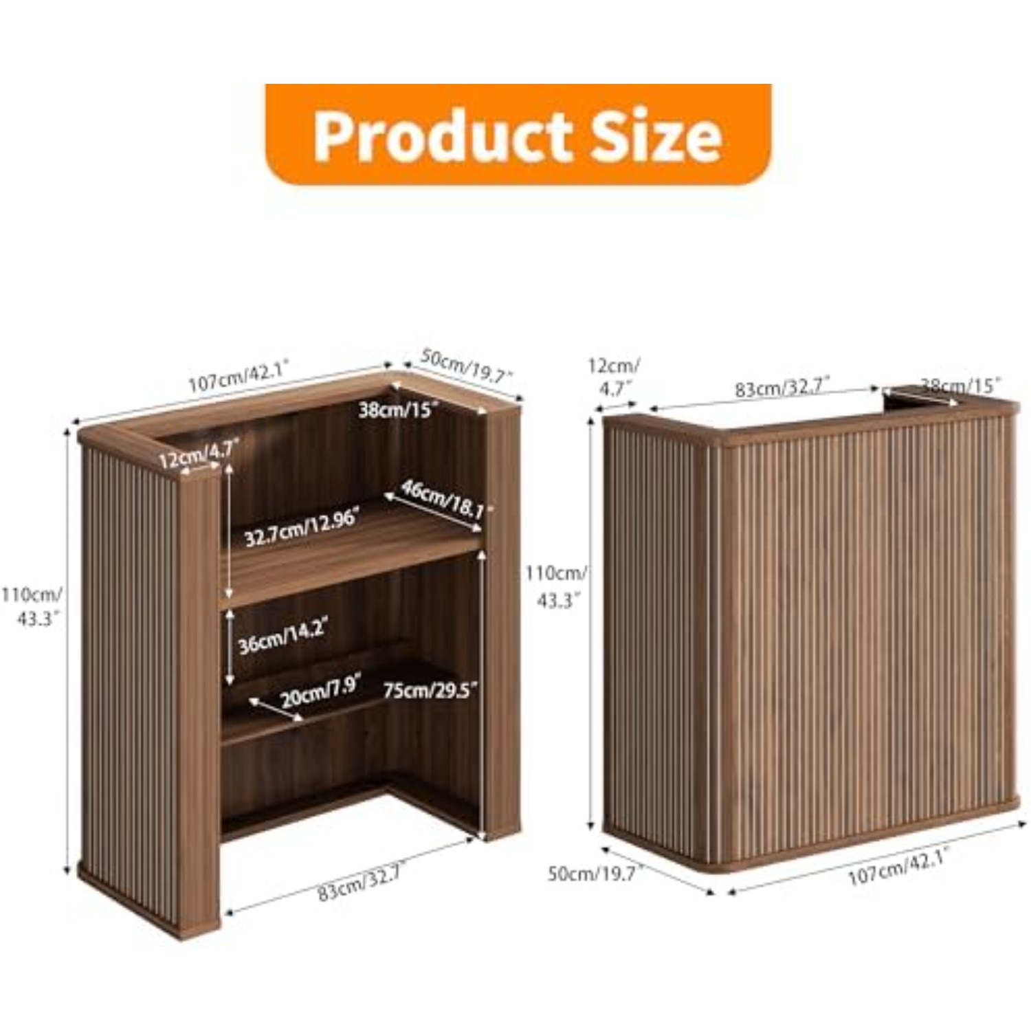 Mostrador de Recepción de 42.1 - Reception Desk Counter reseña y precio