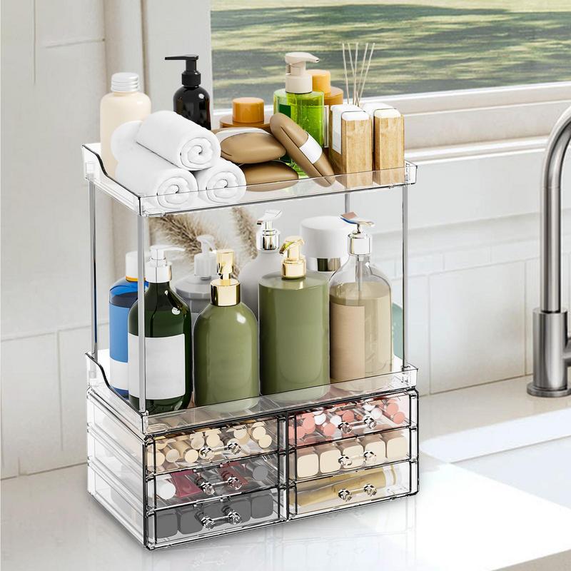 Organizador de maquillaje, ban - Drawer Organizer Tray reseña y precio