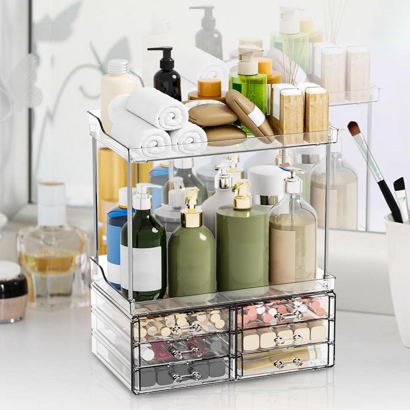 Organizador de maquillaje, ban - Drawer Organizer Tray reseña y precio