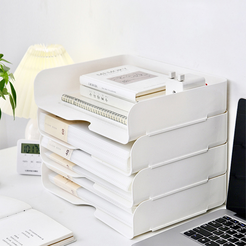 Caja de almacenamiento de esti - Desktop Filing Tray reseña y precio