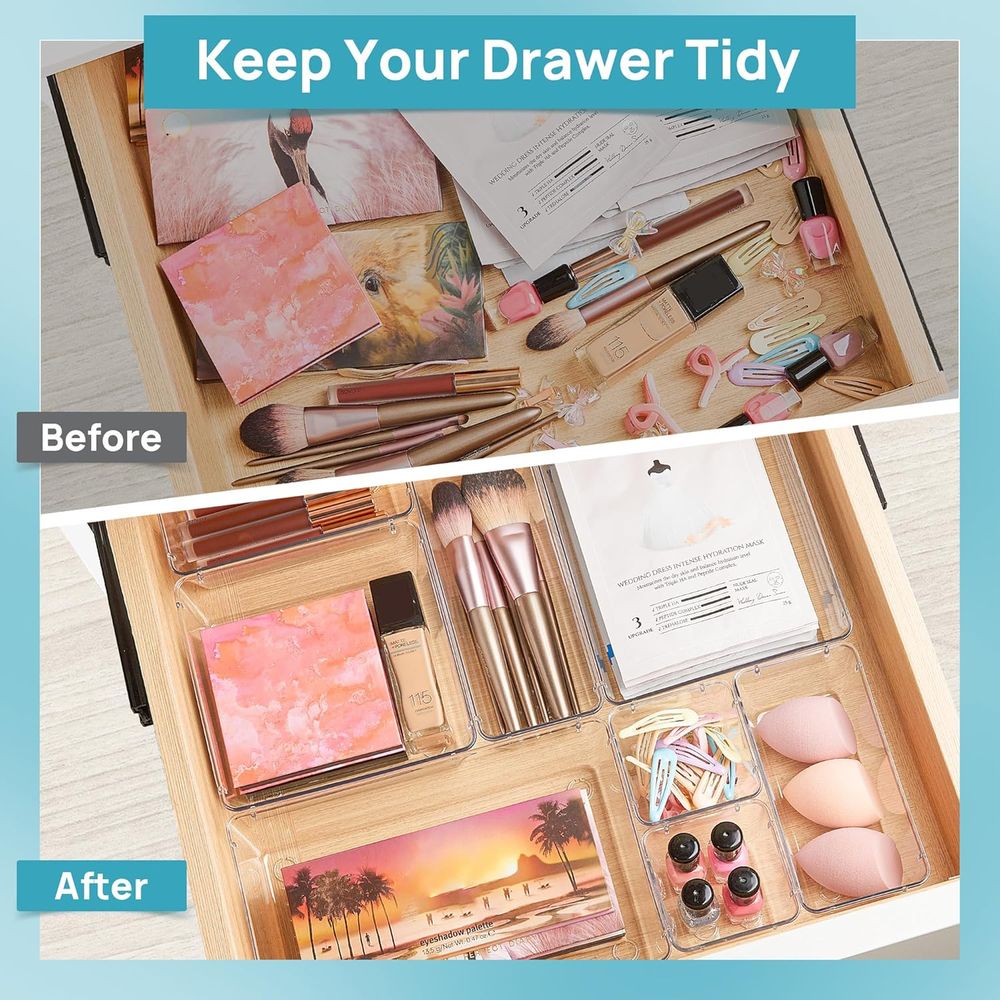 Juego de 25 Organizadores de C - Drawer Organizer Tray reseña y precio