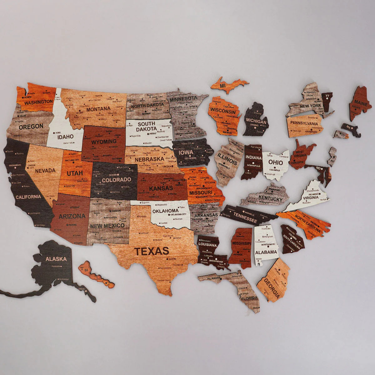 1 Uds. Mapa de madera rompecab - Office Furniture In Usa reseña y precio