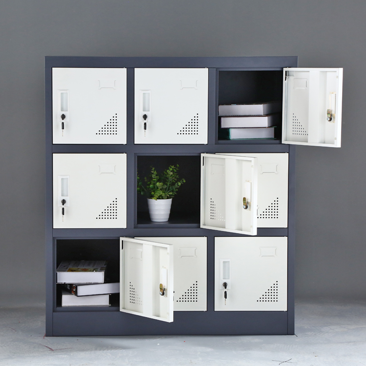 Armario Metálico de 9 Puertas  - Locker Storage Metal reseña y precio