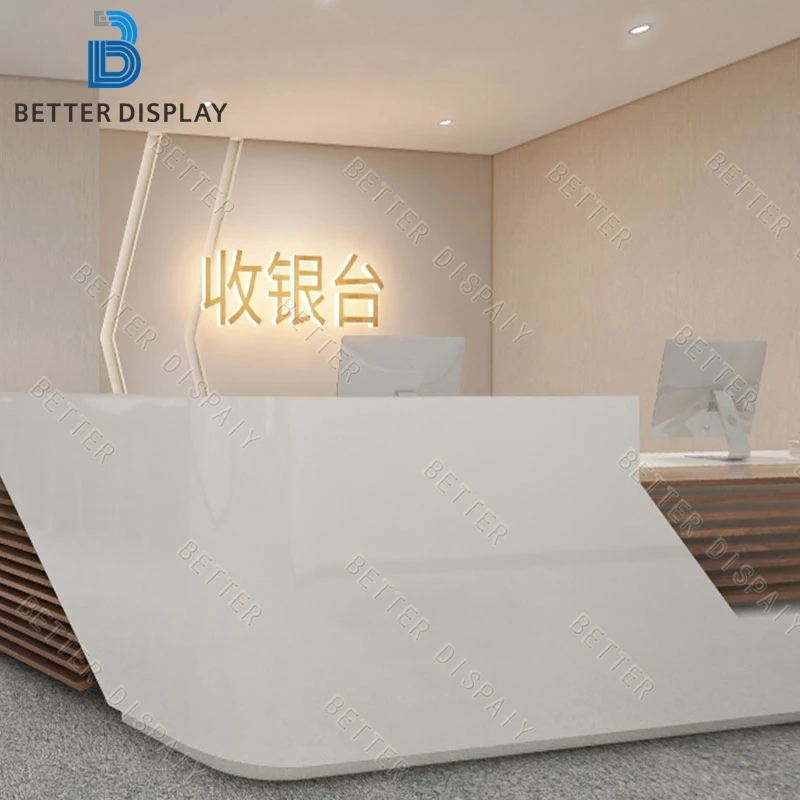 Mostrador de Caja Personalizad - Reception Desk Counter reseña y precio