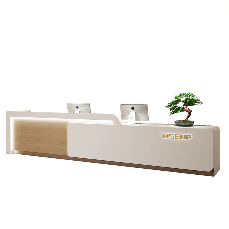 Contadores de caja modernos de - Reception Desk Counter reseña y precio