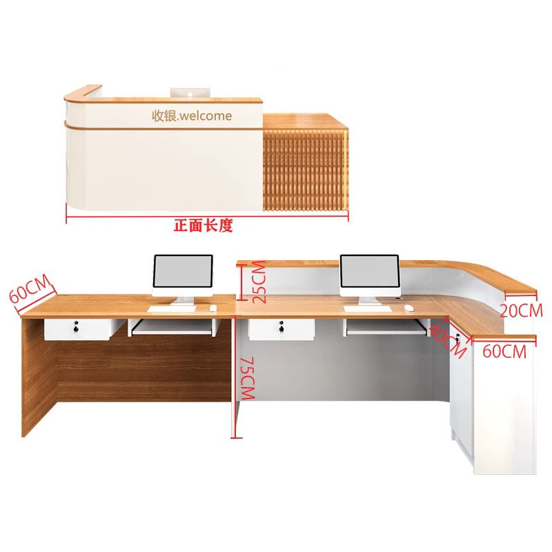 Mostrador de recepción de lujo - Office Furniture In Usa reseña y precio