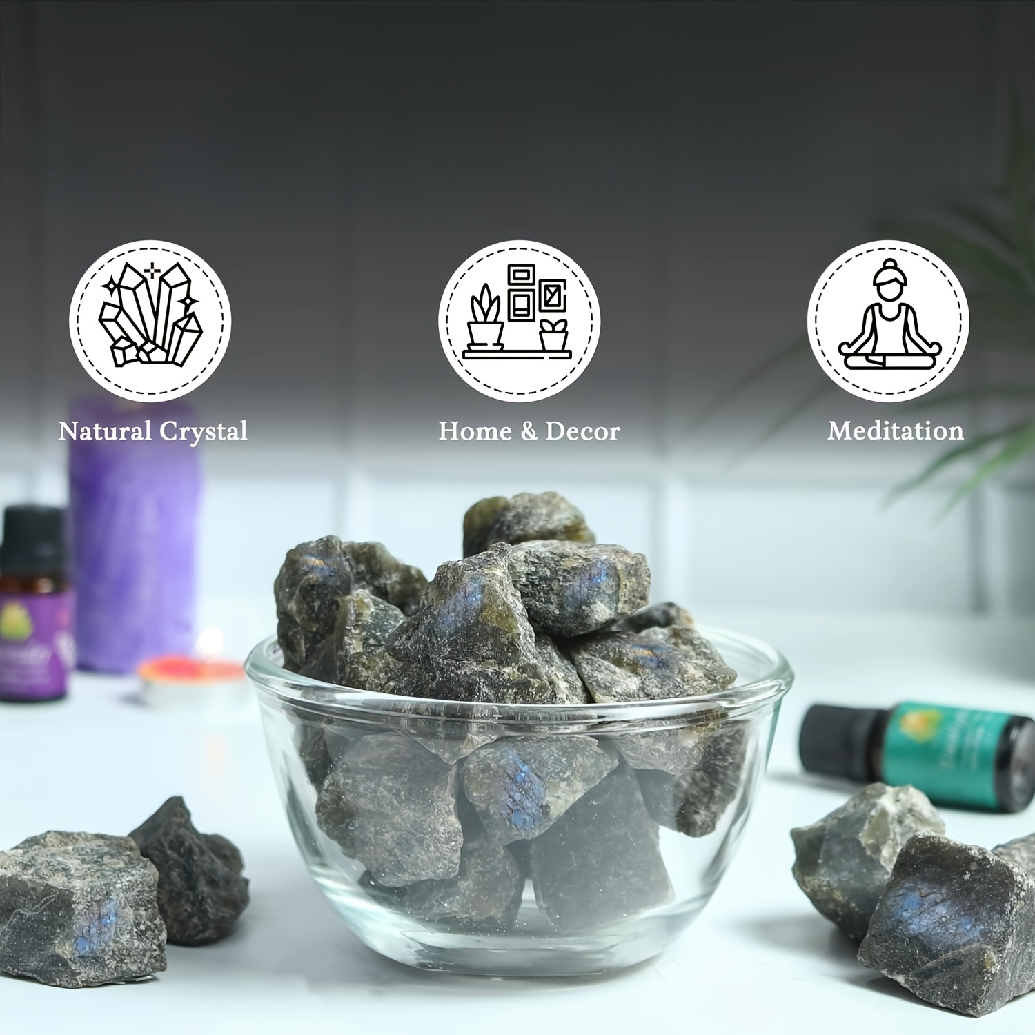 Piedra labradorita natural de  - Office Furniture At Home reseña y precio
