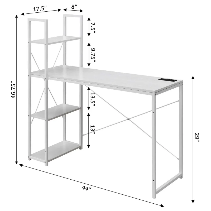 Estación De Trabalho Com Prate - Office Furniture Com reseña y precio