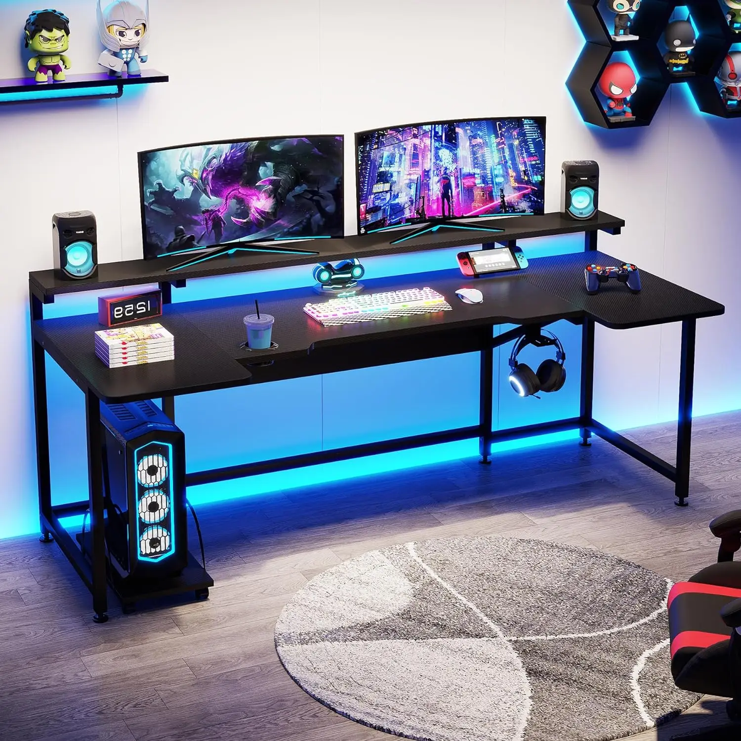 Mesa de juegos en forma de U p - Office Furniture In Usa reseña y precio