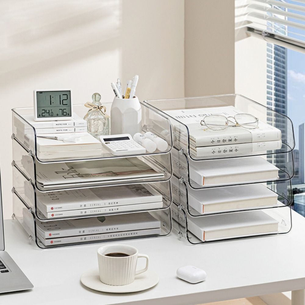 Bandeja transparente para arch - Desktop Filing Tray reseña y precio