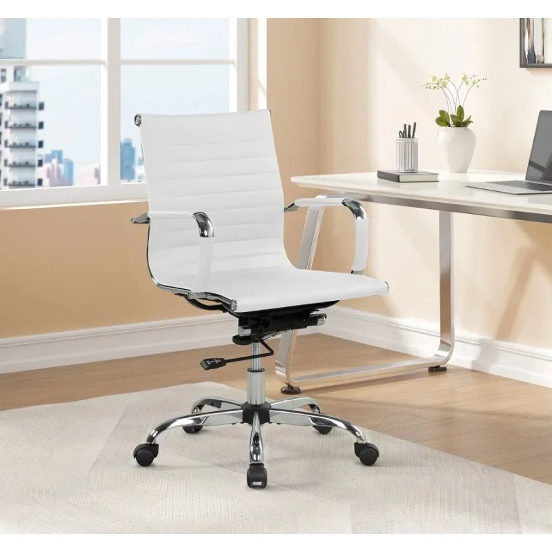 Silla de oficina de cuero PU C - Office Furniture Com reseña y precio